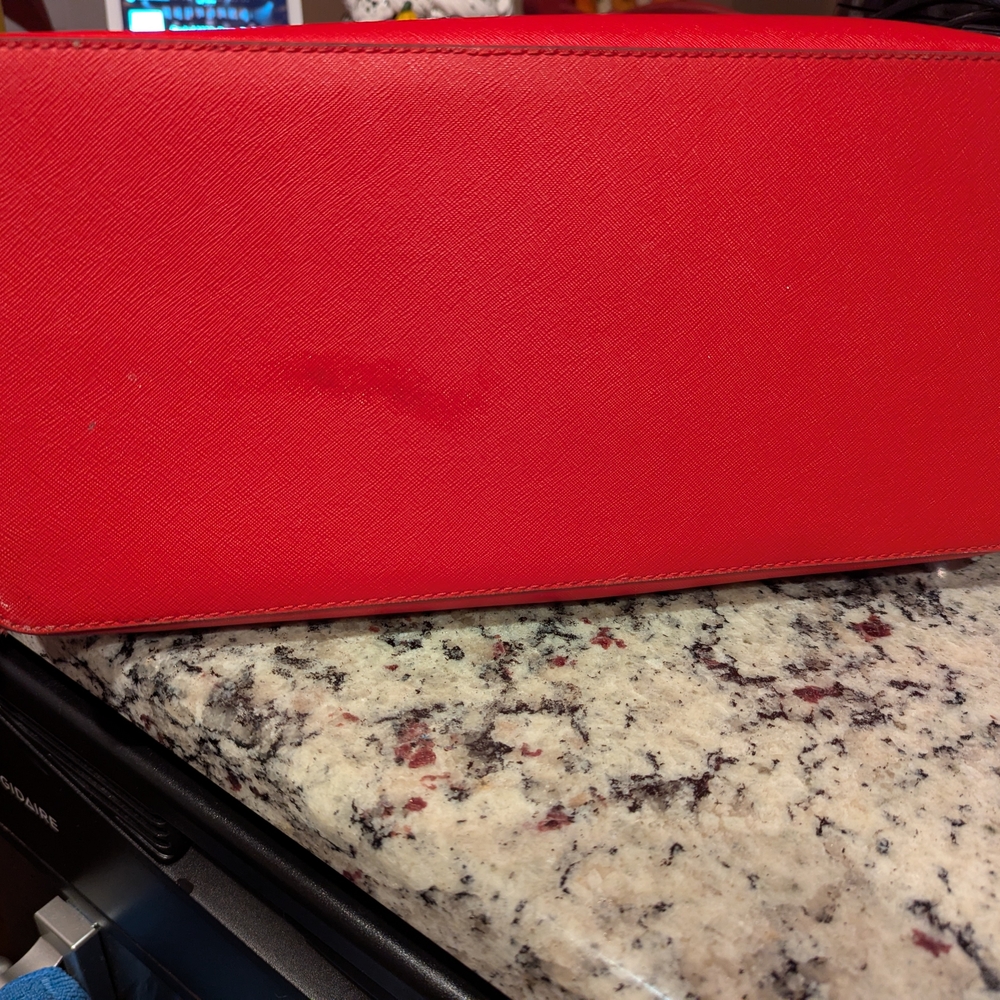 Michael Kors Vibrant Red Tote - Picture 4 of 4